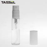 Clear 3ml-10ml Small Cosmetic Sample Bottles Glass Perfume Snap on Spray Bottle