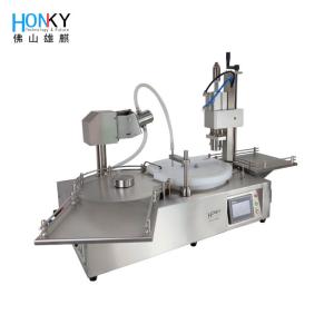 Desktop Volumetric 1500 BPH Liquid Vial Filling Machine For Essential Oil