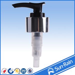 Quality Shampoo bottle lotion pump 24/410 with metal collar wholesale