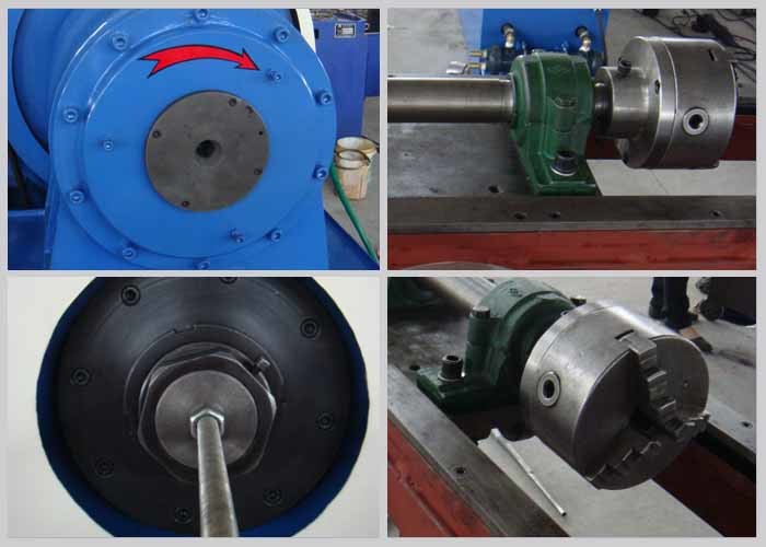 Electric Control Pipe End Forming Machine Rotate Speed Of Main Shaft 286r / Min