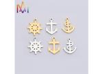 Antifatigue Plated Nautical Lariat Stainless Steel Anchor Pendant