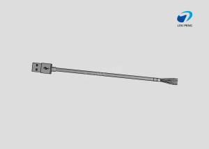 Quality USB Cable Assemblies, USB 4-Position Plug, AM to Tin sealing wire, Single-Ended, Standard, 28AWG Wire Size, Black wholesale
