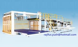 Quality Double Layer Corrugated Cardboard Production Line / Basket Down Stacker Fit Duplex Cut Off wholesale