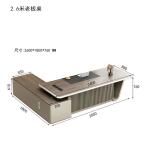 Wooden Filing Cabinet L Shaped Office Desk for Executive Work in Commercial