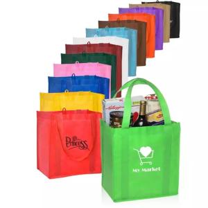 Quality Promotional Printing Non Woven 80GSM Reusable Shopping Bag wholesale