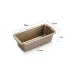 Customized Perforated Toast Bread Baking Mold Medium Loaf Pan 21*8.5*5.3cm