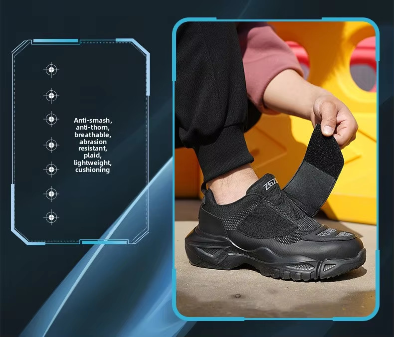 Electrical Safety Shoes Men'S Insulated 6kv Work Shoes TPU Mesh With Kevlarr Anti Stab Safety Shoes Plastic Toe Anti-smashing