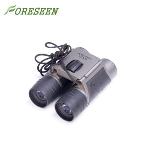 Quality 8X22 Small Metal Optical Compact Binoculars Promotional Gift Foldable Telescope Near Focus 3m wholesale
