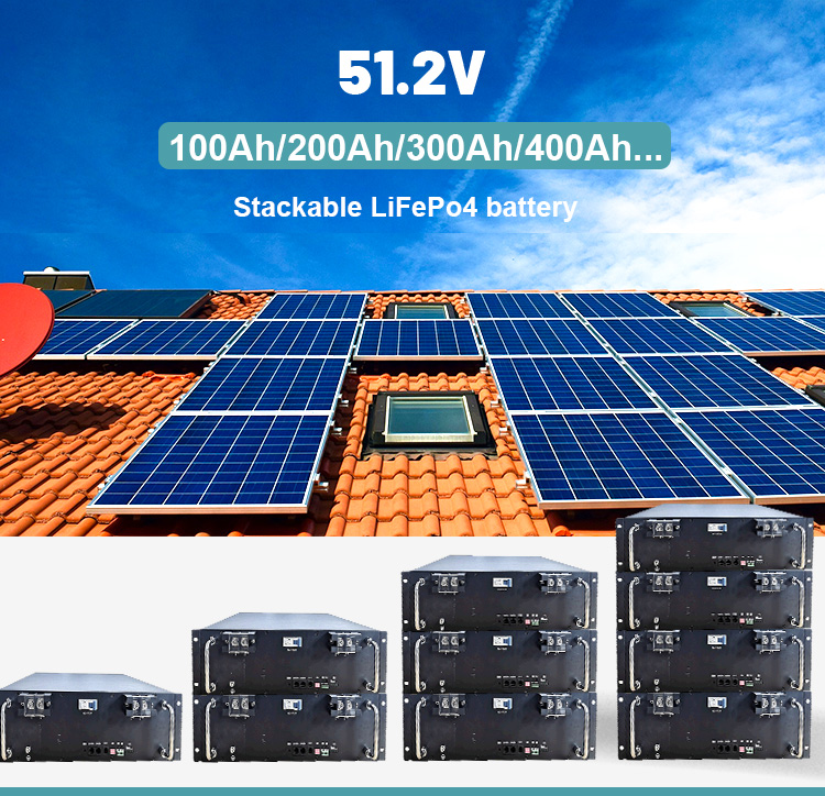 48V 100Ah Rack Mount LiFePO4 Lithium Battery For Residential Commercial