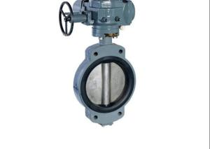 China Ductile Iron 300LB Wafer Butterfly Valve Epdm With Gearbox on sale
