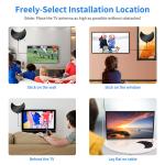Indoor Hdtv Free View Active Malaysia Rotor Ship Satellite Digital TV Antenna