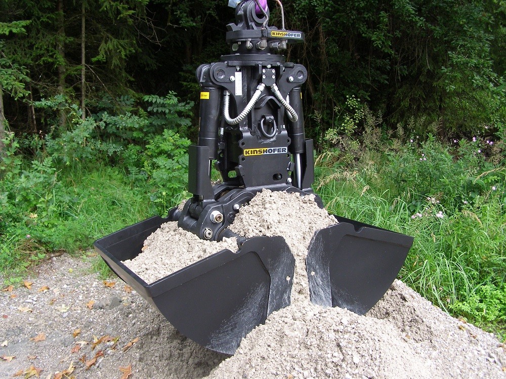 Hydraulic Clamshell Grab Bucket Construction Machinery Attachment