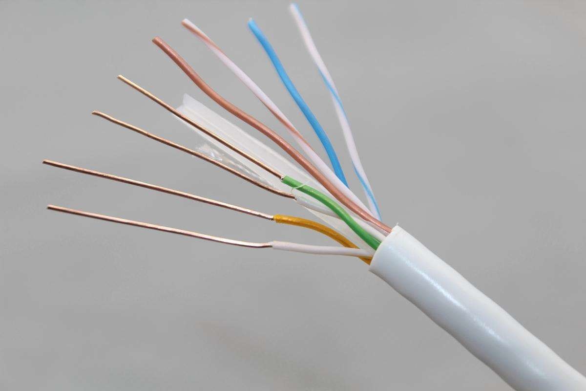 CAT 5e S/FTP AWG26 X 4pairs TIA/EIA-568-B Twisted Pair Cable 80 °C 30V