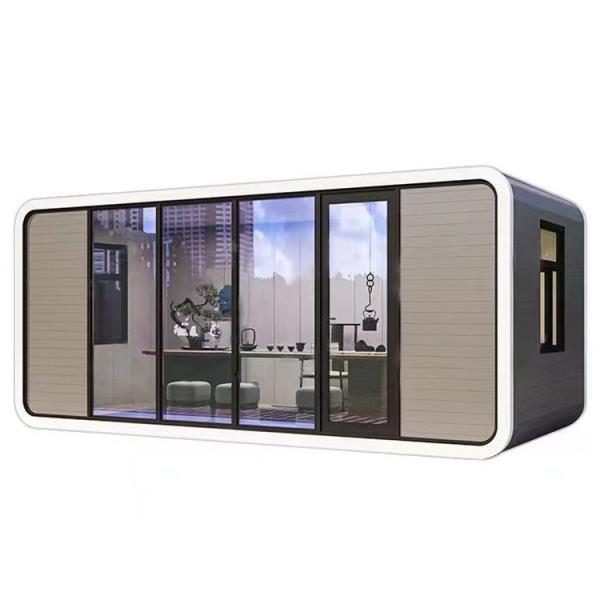 Popular 40ft Outdoor Modern Prefab House Villa Mobile Working Office Pod Apple