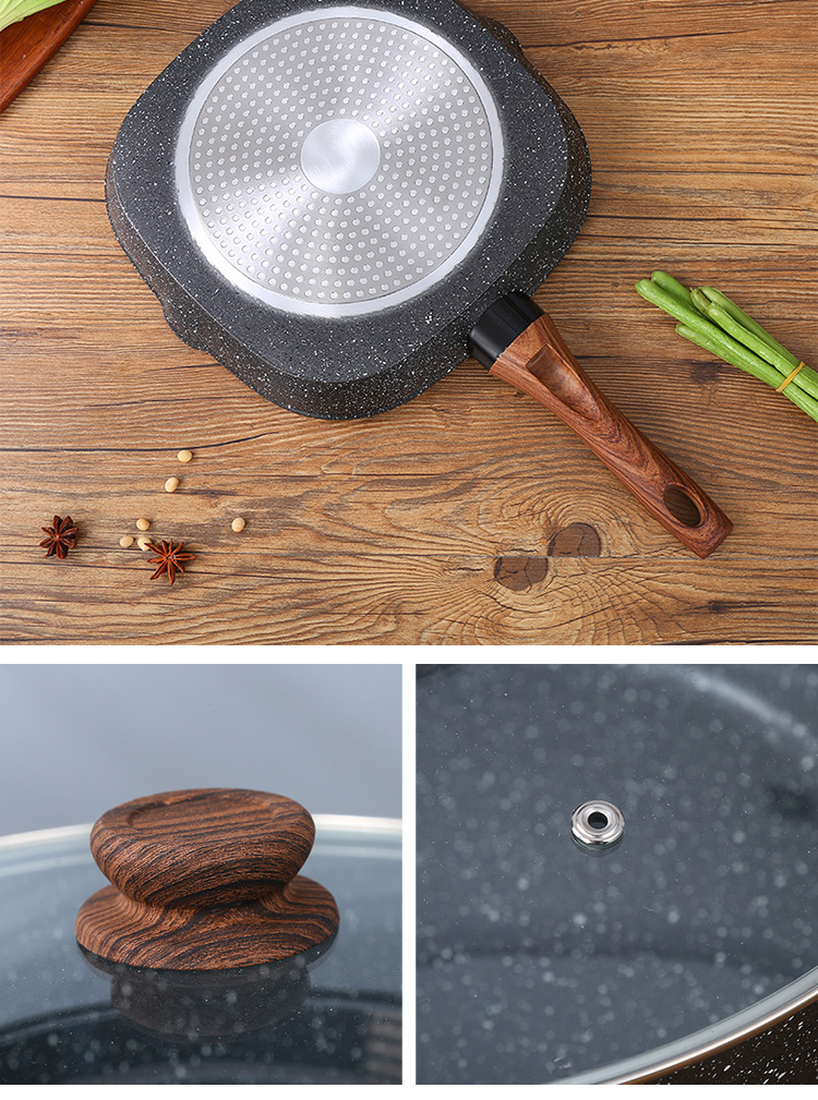 Nonstick Aluminum Cookware Sets Long Service Life For Home Kitchen