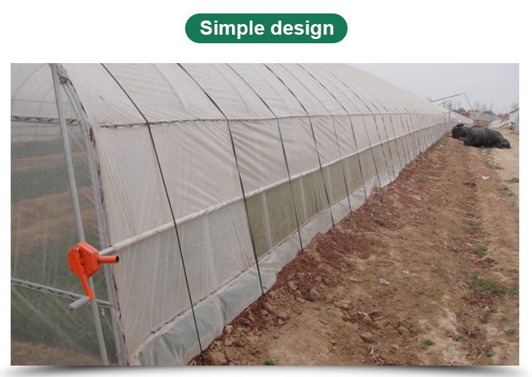 Mini Greenhouses UV Resistant Agricultural Durable Plastic Film and Sides Ventilation