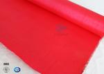 Fireproof 160g Coating C - glass Silicone Rubber Coated Fiberglass Fabric Satin