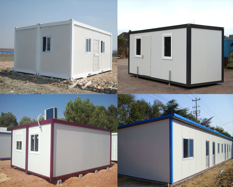 Factory price prefab modern steel frame container house prefabricated modular homes supplier