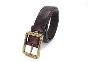 Quality Heavy Duty 4.0cm Mens Causal Leather Belt Adjustable Length wholesale