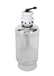 Quality UV Proof Stainless Steel Pool Filter Tank 16.4 - 38.4 M3 / H Flow For Swimming Pool wholesale