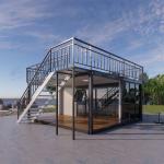 Traditional Prefabricated Houses Luxury 5 Bedroom 3 Bathroom Tiny Houses From