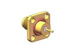 18GHz Gold Plated Jack Hermetically Sealed SMA RF Connector