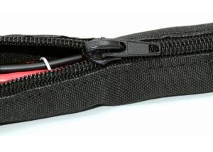 Quality Automotive Zipper Cable Sleeve Braided Wrap Black For Braided Wire Protector wholesale