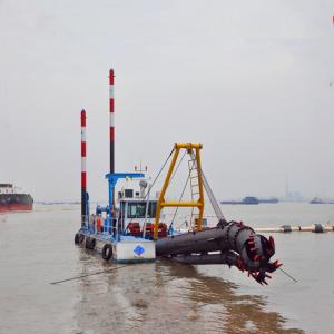 Quality Gold Dredge Boat 12&quot; Gold Mining Suction Dredger Machine For River Sand Dredging wholesale