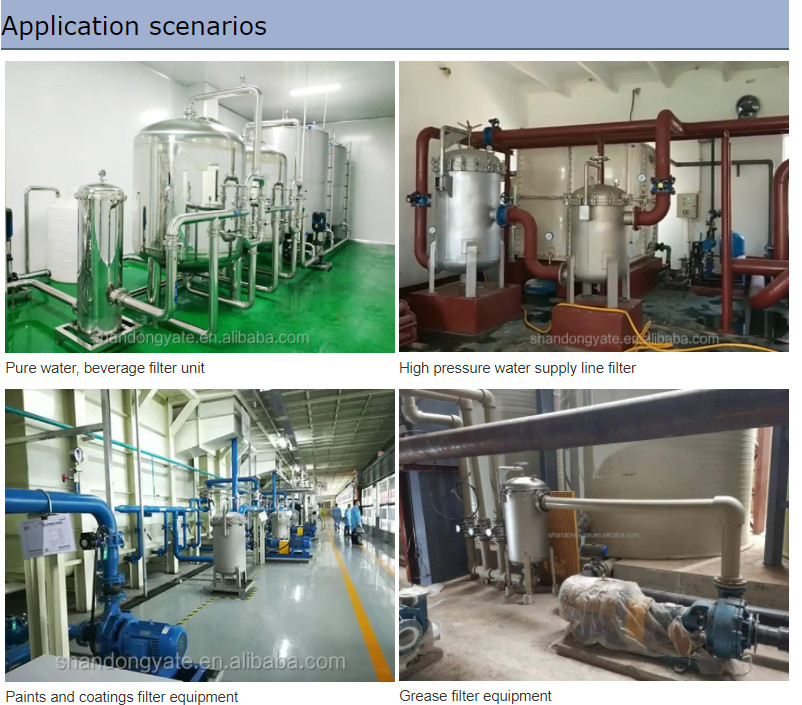 Customized Sintered Cartridge Filter Large Flow Ss Sintered Filter Cartridge