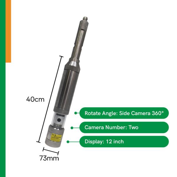 220v Borehole Inspection Camera Gray Color Electric Plate Type Self Winding