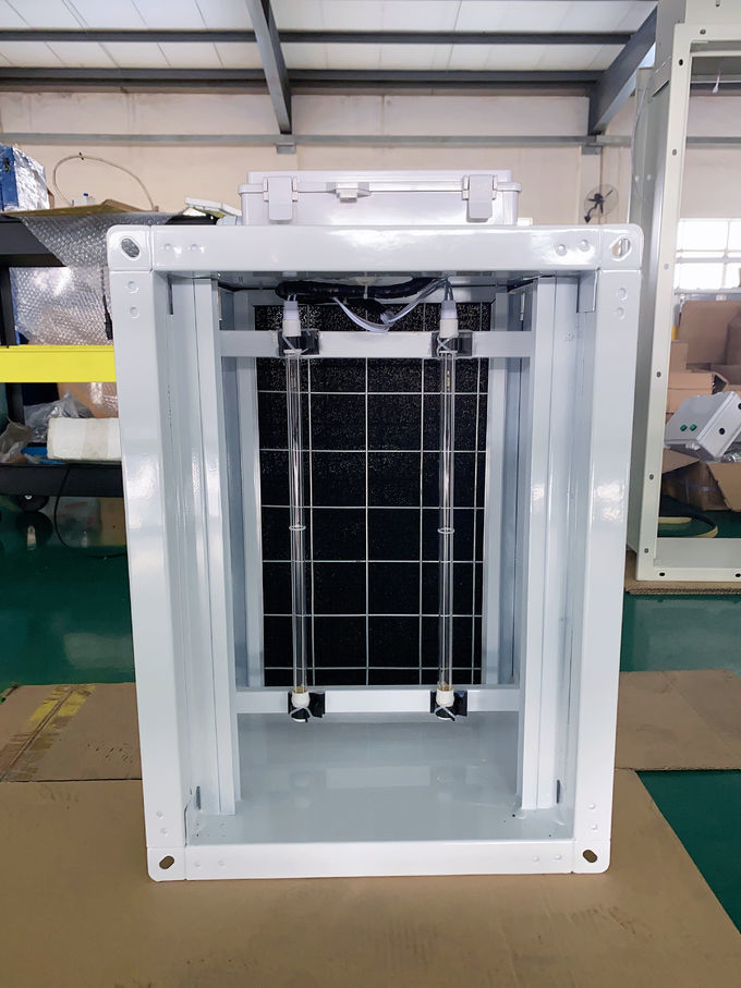 PHT UVC germical lamp kit for air duct of air handling unit or rooftop units dimension 20x14'' with double flange