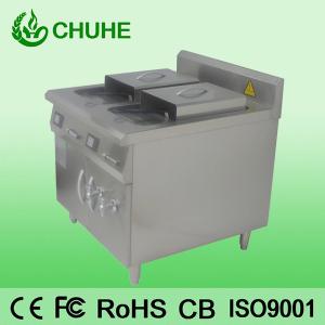 Quality Counter restaruant 2 tank 4 basket deep fryer with 8kw wholesale