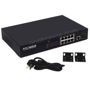 Quality POE-S108T 8 Port IEEE802.3at 10/100Mbps 25W POE Switch (150W Built-in Power) wholesale