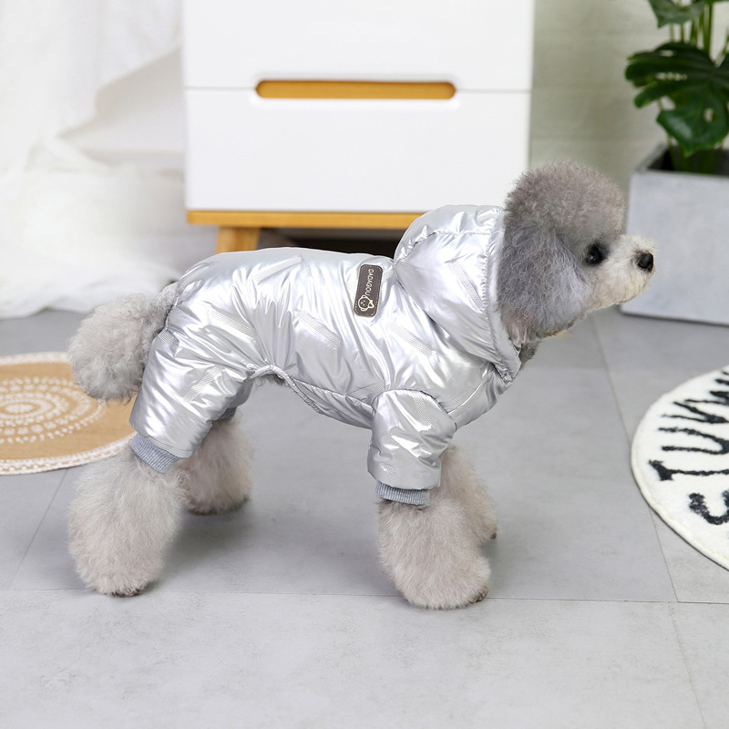 Pet Clothing Essential Winter Padded Jacket for Small Dogs Cotton Four-Leg Coat