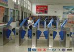 Heavy Duty Industrial Speed Flap Barrier Turnstile For Handicap Channel