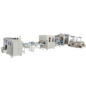 Quality Hanging Type V Fold Facial Tissue Machine Full Automatic Bottom Output wholesale