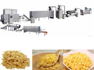Quality Puff Corn Flake Making Machine Large Capacity 500 - 1000 Kg/H wholesale