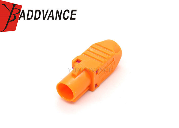 1 Pin TE/AMP Female Connector Housing Orange Unsealed Multi Purpose 1-2203571-2