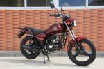 Horizontal Cruiser Chopper Motorcycle 4 Stroke Roud Light Full Chain Cover 110cc