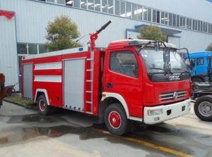 Quality 5000L Fire Rescue Truck 3-5cbm Small Fire Engine Vehicle 4 Doors With A / C wholesale