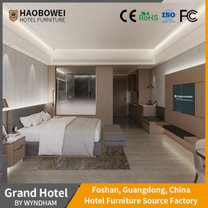 Quality Five Star Hotel Foshan Ash Wood Frame King Size Bedroom Furniture With Modern Style wholesale