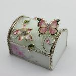 Shinny Gifts High Quality New Arrival Hexagon Elegant Glass Jewelry Box