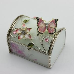 Quality Shinny Gifts High Quality New Arrival Hexagon Elegant Glass Jewelry Box wholesale