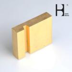 SGS Golden Brass Sanitary Ware , Wear Resistant Extruded Brass Profiles