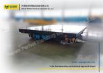 Material Transportation Heavy Duty Plant Trailer / Motorized Transfer Trolley