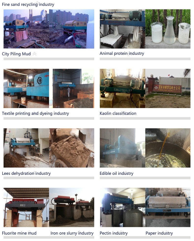stainless steel 316L whey fines Herbal s Screw sedimentation decanter centrifuge for wastewater treatment