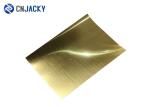Golden Plastic Smart Card Material , Inkjet Printable PVC Sheet Board