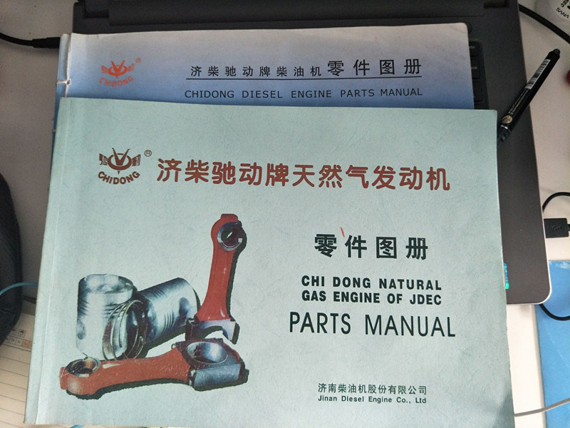 Jinan 127 Type 12V190zdt-2 Natural Gas Generator Parts