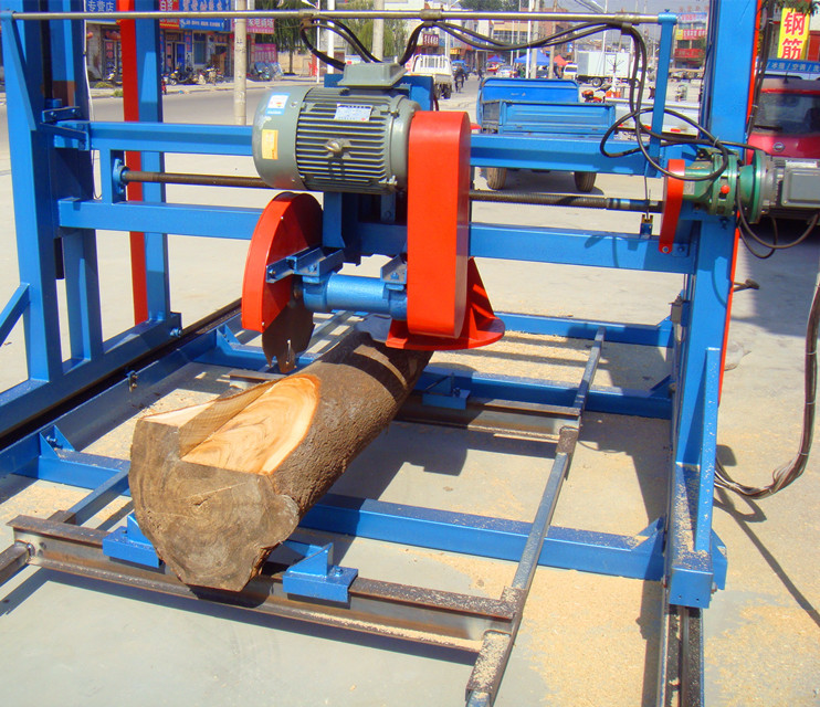 Electric Circular Saw Twin Cut Saw Portable Swing Blade Sawmill, Wood Circular Saw Machine