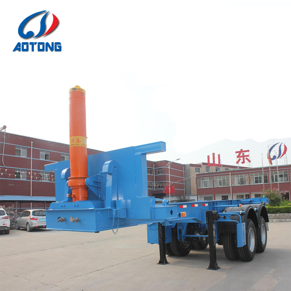 Heavy Load Gooseneck Lowboy Semi Trailer for Excavator Transport 3 Axles 4 Axles 12m 15m